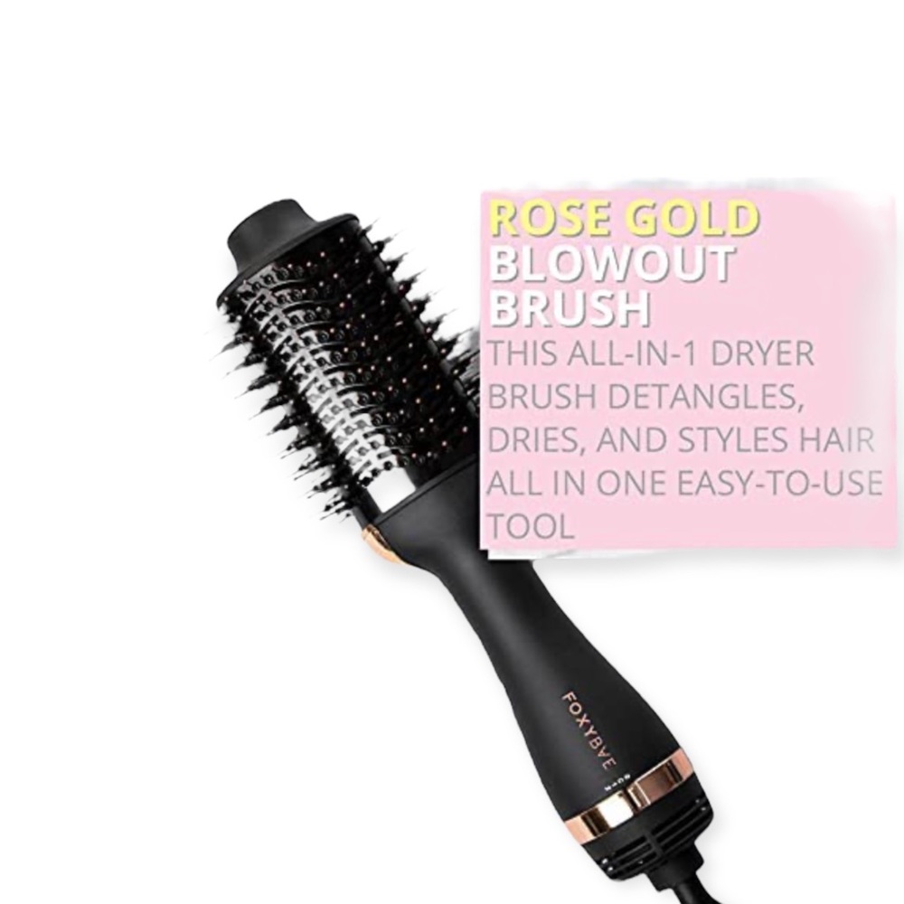 NEW Foxybae Rose Gold Blowout Brush - Picture 6 of 7